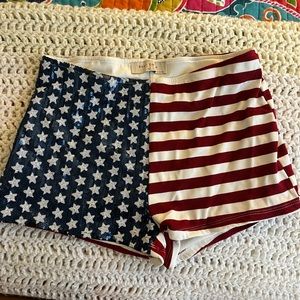 American flag shorts
